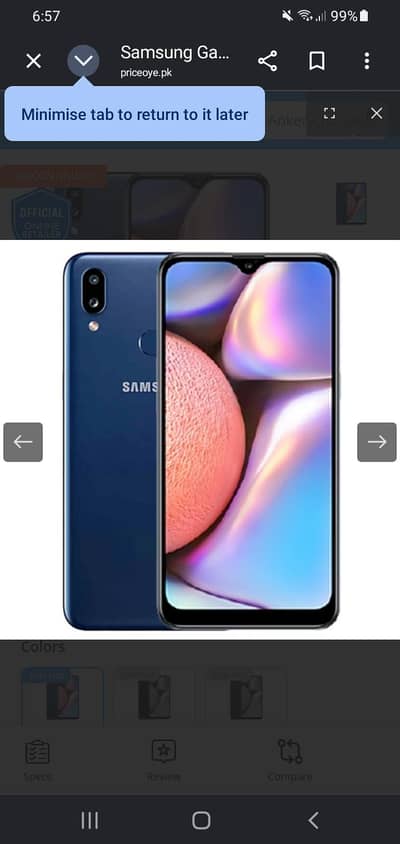 Samsung Mobile A10S
