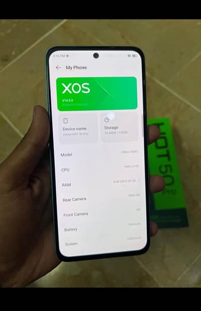 Infinix Hot 50 Pro completely Saman And warranty
