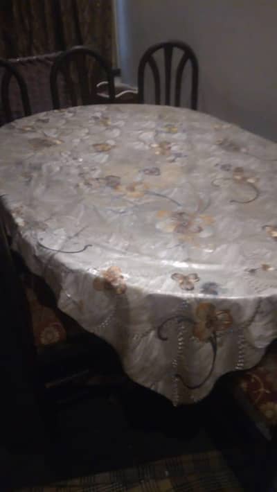 wooden dining table