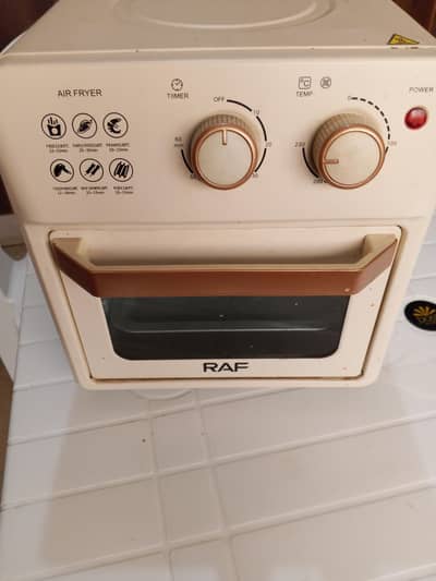 Raf air fryer oven white color
