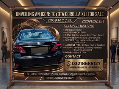 Toyota Corolla XLI 2009