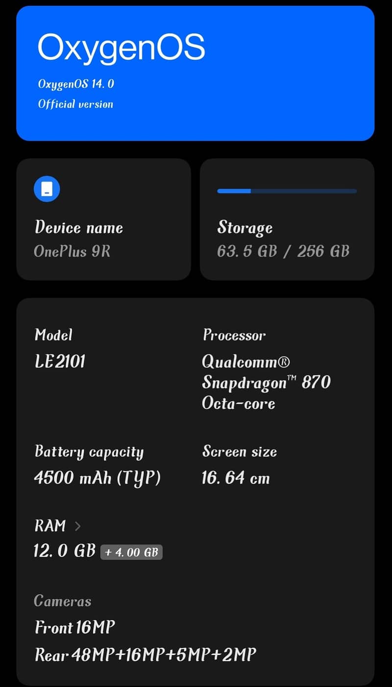 One Plus 9r 0