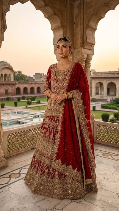 Shifoon Bridal Lehnga