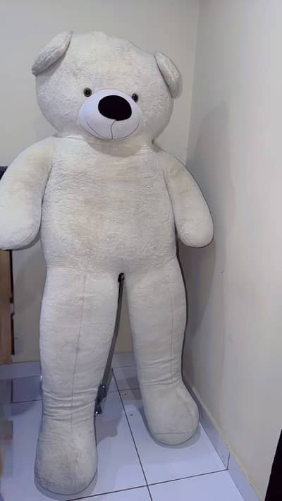 White Beady Bear