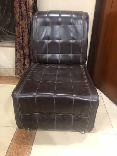 2 sofas single seat