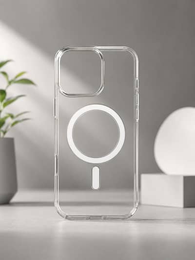 iPhone 16 Pro Max Transparent MagSafe Cover