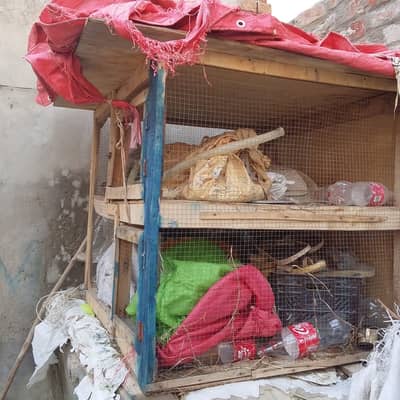 2 Manzil  Bara Pinjra For Sale | Bird / Rabbit / Hen Cage also rabbits