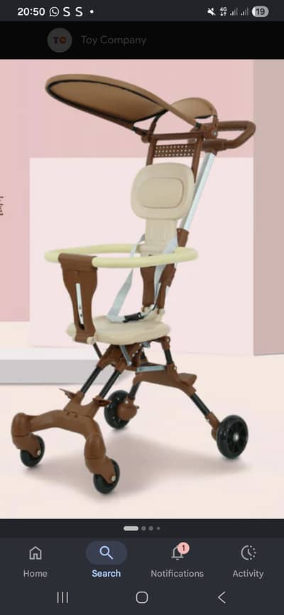 Baby stroller almost new