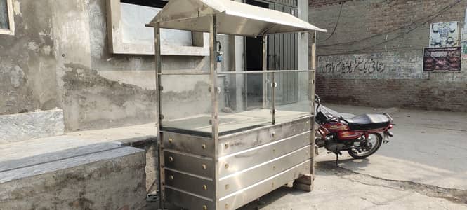 buger and shawarma new counters steel Condition 10/10