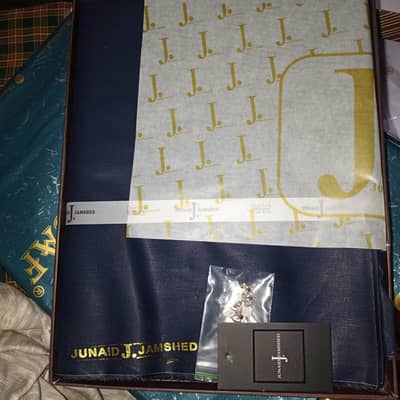 J. Junaid Jamshed Unstitched Suit – New