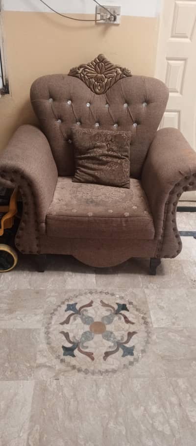 sofa set five seter with kushan