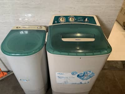 Fully functional , not repaired, less used dryer and washing mashine