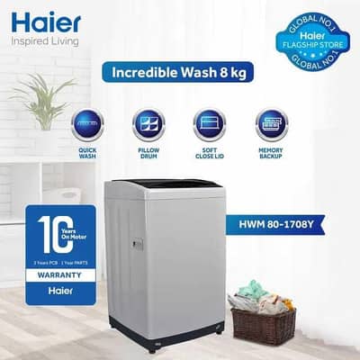 Haier Fully automatic machine model : HWM 80-1708Y
