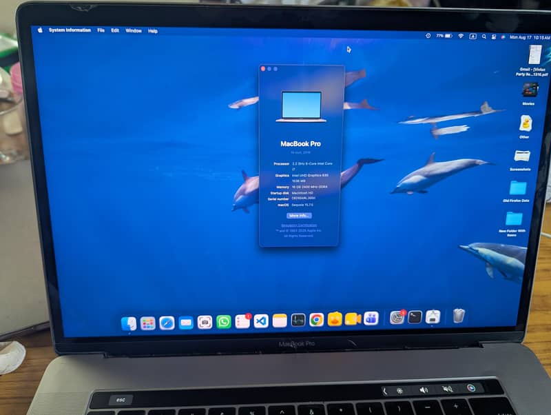 Macbook pro 2018 5