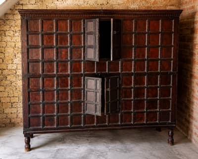 Vintage Wooden Cabinet | Antique Style Storage Cupboard