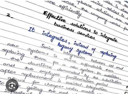 Handwriting Assignment , Typing And Data Entry job Available