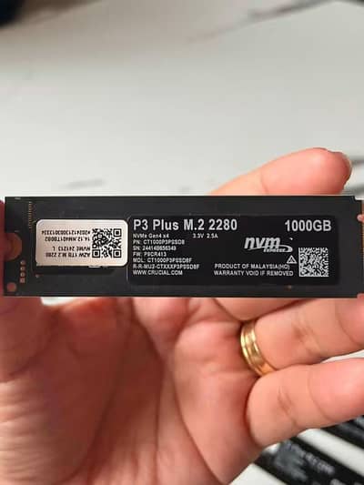 NVME Gen 4 95-99% health 1tb