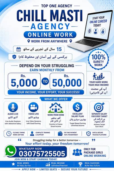 Top One or Registered Online Work Opportunity