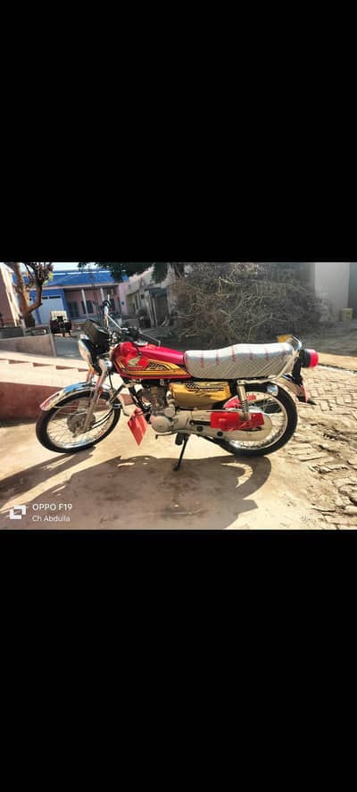CG 125 self start, special Gold edition