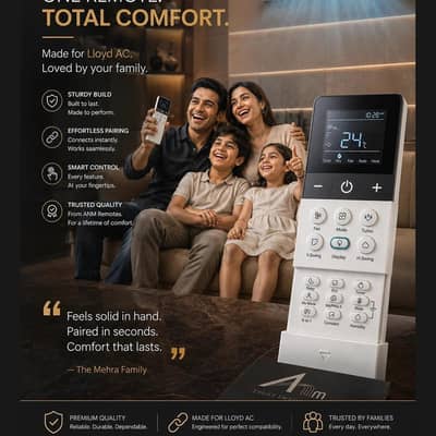 All Companies AC Remote available