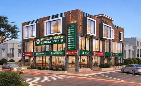 F-8 Markaz, Islamabad | Brand New Commercial Building for Rent 9,000 Sq. Ft. Premium Corner Building
