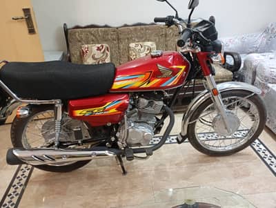 Honda CG 125 2026 Model Islamabad Number