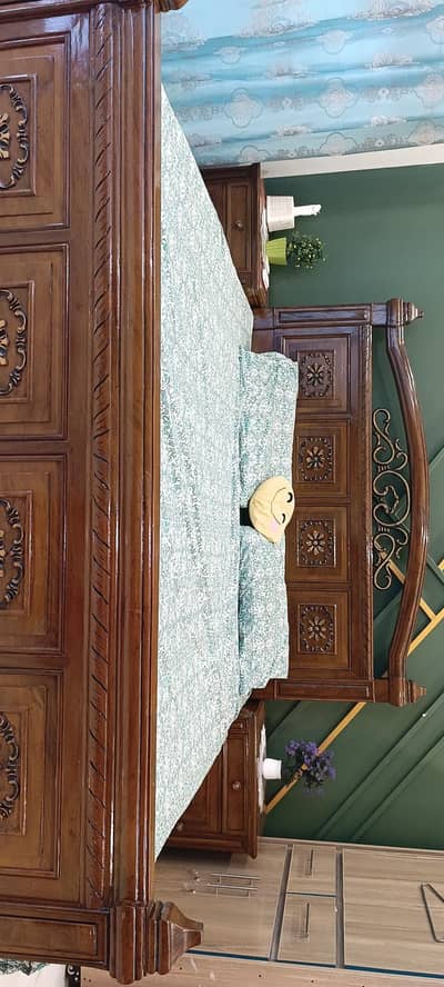 sheshum wood bed for sale.