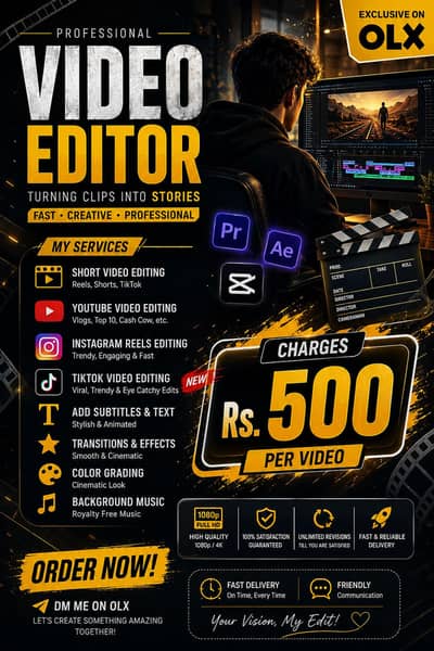 I am video editor