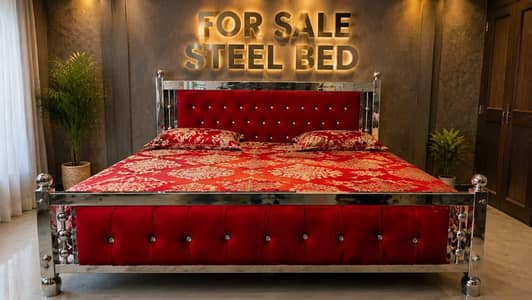 fully steel body double size bed