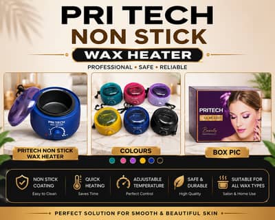 Pritech Non-Stick Wax Heater | Professional Electric Wax Warmer for S