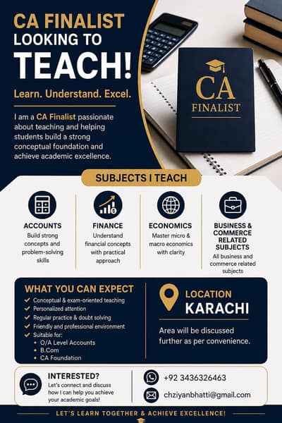 Accounts and Commerce TUTION by CA Finalist