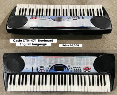Casio CTK-471 Keyboard /Piano/Electric/Guitar/Bass/Amp/Benjo