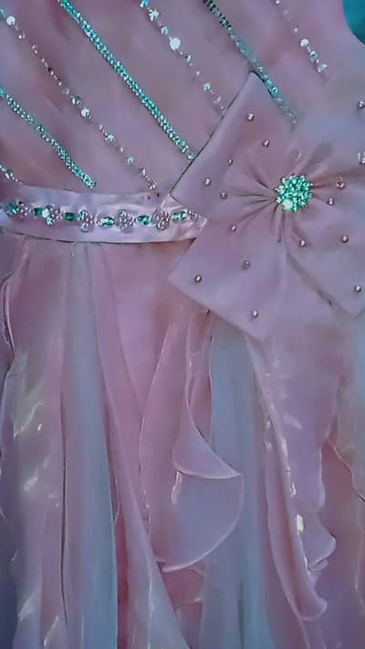 Cute Pink Party Frock for Baby Girls