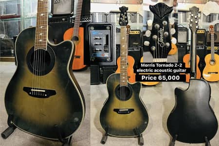 Morris Torando Z-2 Fiber body semi acoustic guitat /Piano/Keyboard/Amp