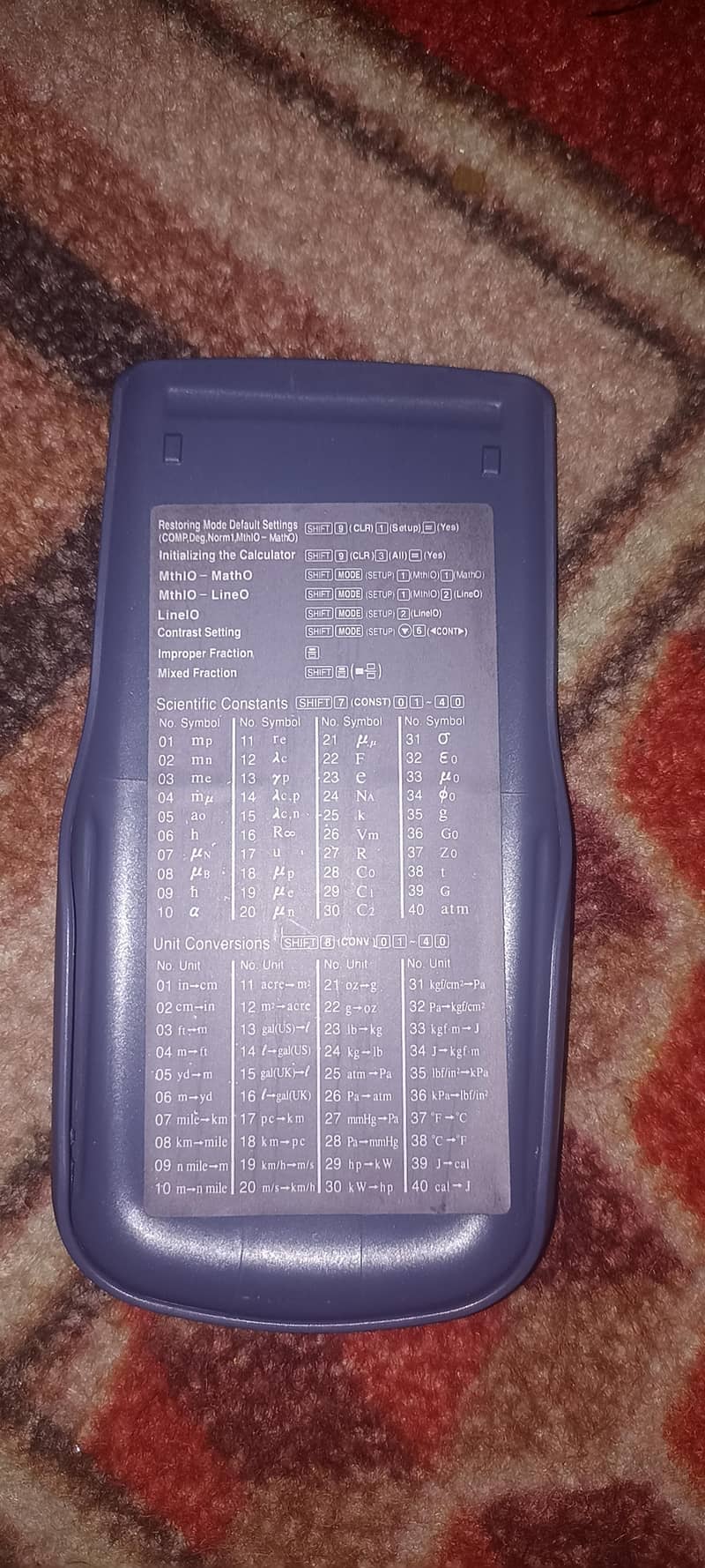 CASIO FX991 ES PLUS 2