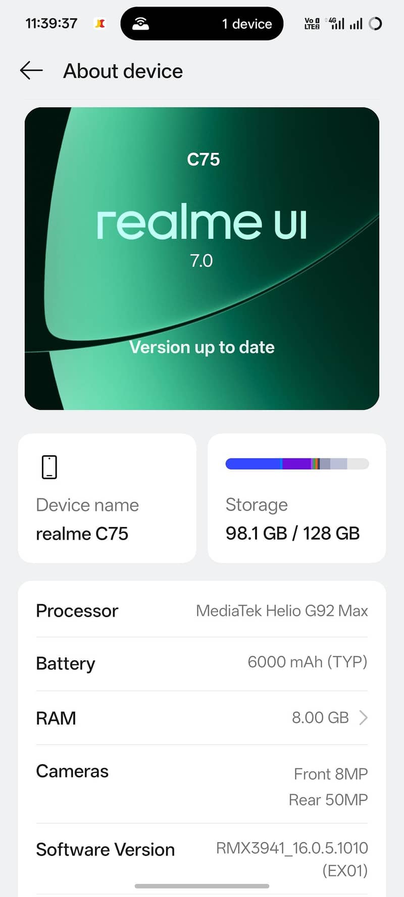 Realme C75 7