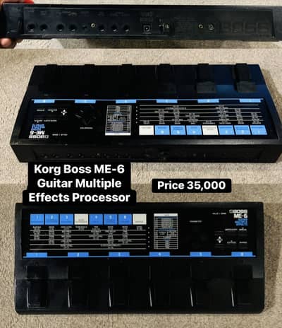 Korg Boss Me 6B Bass guitar processor /Piano/Keyboard/Amp/Benjo