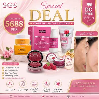 Best Glowing Skincare & Makeup Deal Set - Brand New