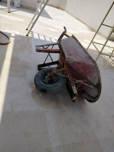 wheel barrow / hath radi / concrete radi / concrete trolley