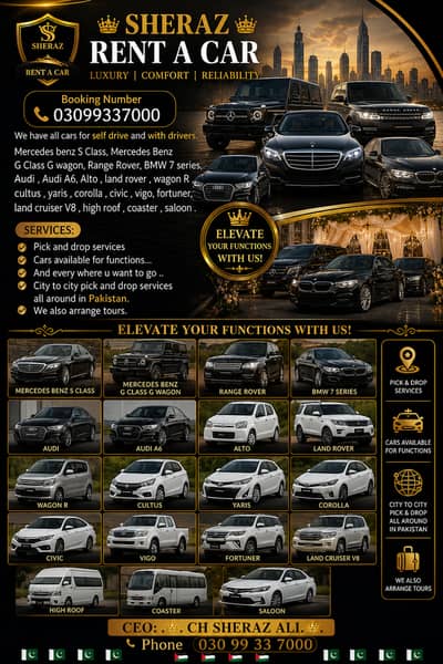 Rent a car 03099337000