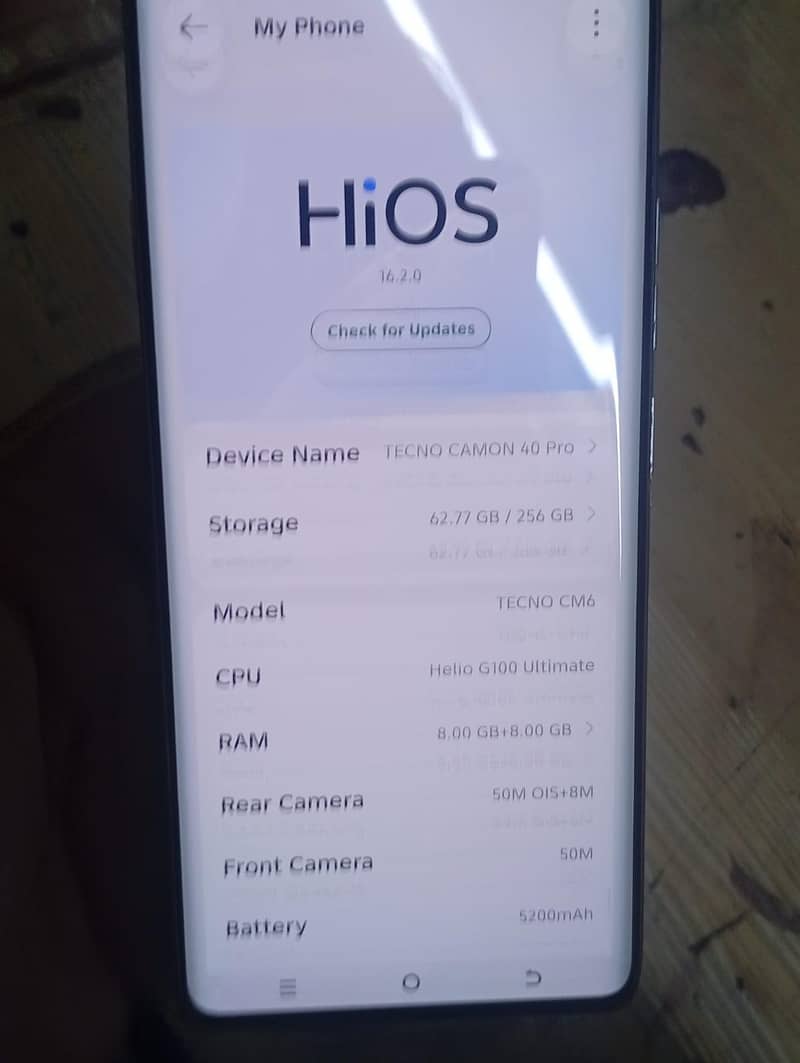 Tecno CAMON 40 Pro 5