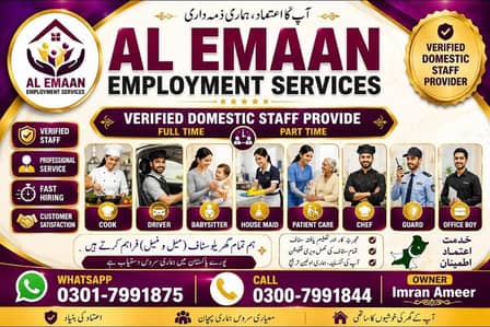 Available. House. Maid. Cook. Baby sitter. Nurse. Chef . Driver. Helpe