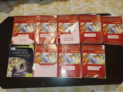 o levels books  and top class notes used/un used mix starting from 100