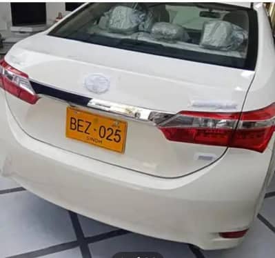 Toyota Corolla XLI 2015/2016 manual bumper to bumper original guranted