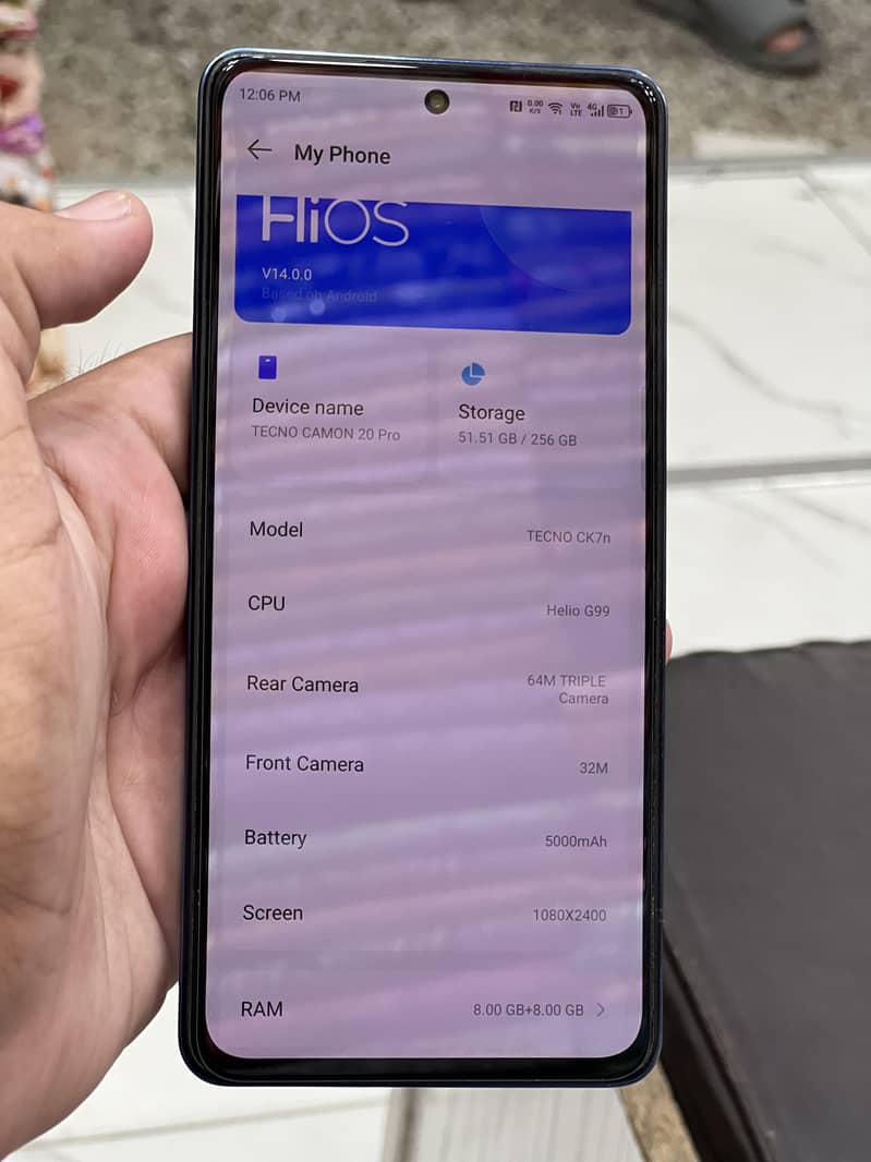 Tecno CAMON 20 Pro 1