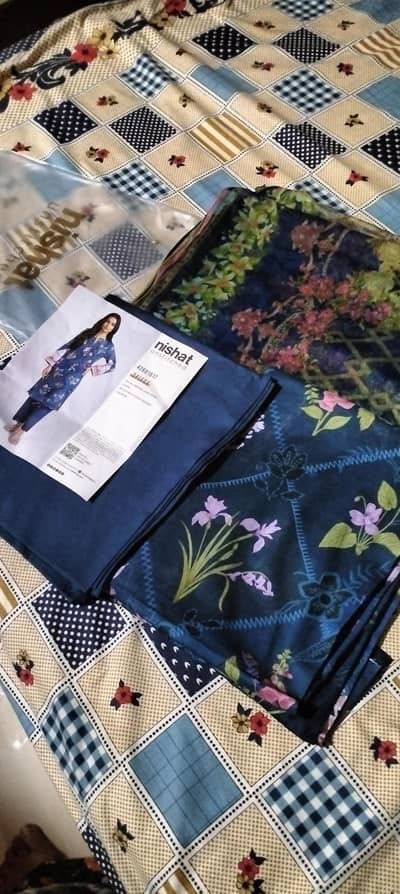 Nishant breand blue color nice dress