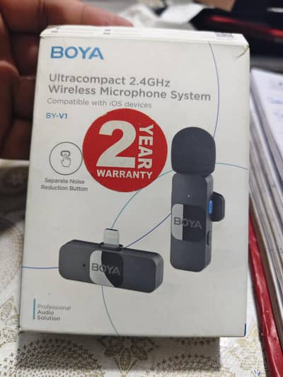 BOYA BY-V1 WIRELESS MICROPHONE MIC