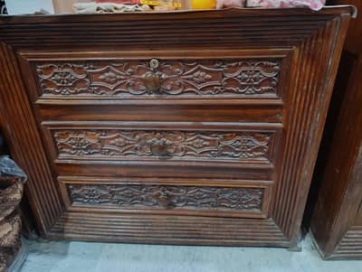 Chinyoti Dressing Table and 2 side Tables solid wood