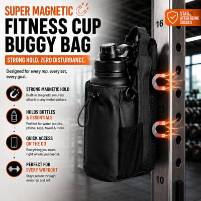 Magnetic Holder Bag for Gym Storage Bag Strong Hold Travel Pouch