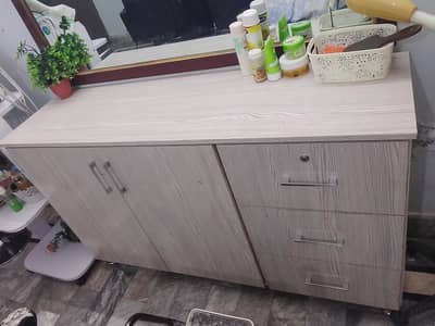 2 different size lush condition counter+storage cabnit